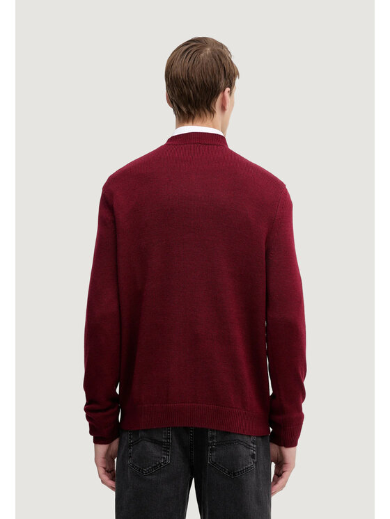 Armani Exchange Armani Exchange Sweter XM001916 AF14008 Bordowy Casual Fit