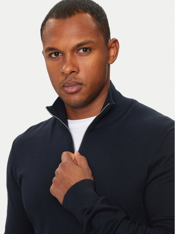 Lindbergh Lindbergh Džemper 30-800173 Tamnoplava Slim Fit