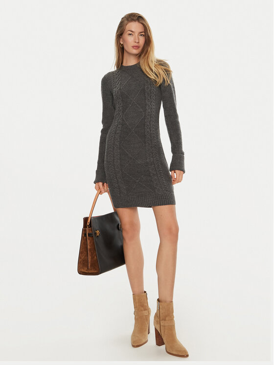 Guess Guess Φόρεμα υφασμάτινο Serena W4BK17 Z3HW0 Γκρι Regular Fit