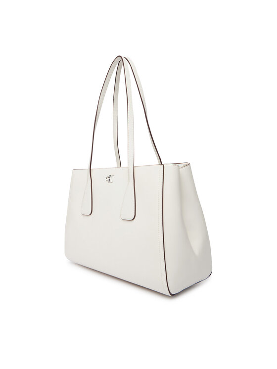 Calvin Klein Calvin Klein Kabelka Ck Medium Work Tote LV04F3442G Bílá
