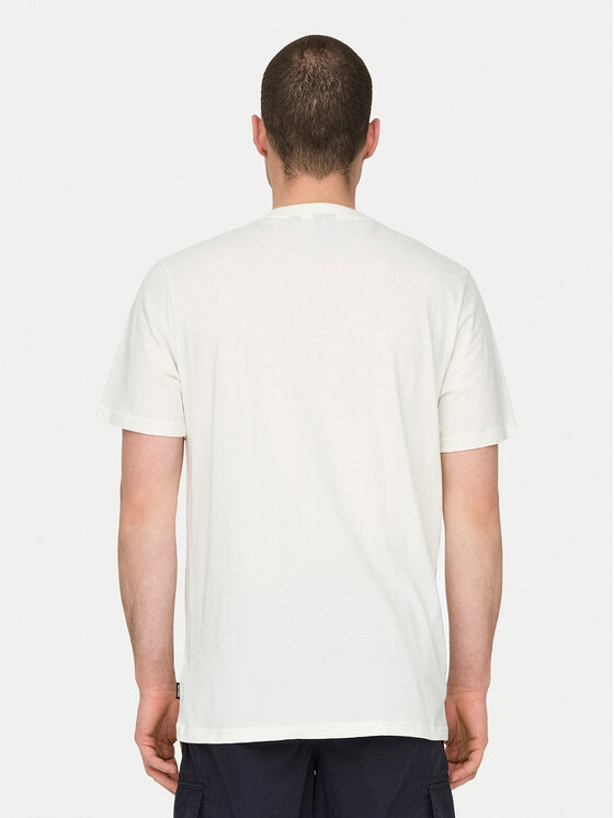 Only & Sons Only & Sons T-Shirt Magdy 22029454 Biały Regular Fit