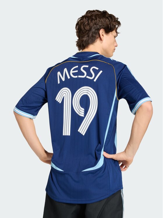 adidas adidas Koszulka techniczna Argentyna Messi Błękitny Regular Fit
