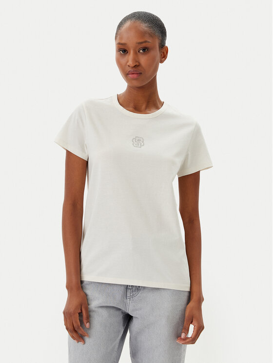 BOSS BOSS Póló Eventsa7 50537598 Ekru Regular Fit