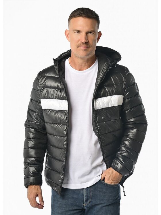 PITBULL PITBULL Kurtka zimowa SHATTO Czarny Regular Fit