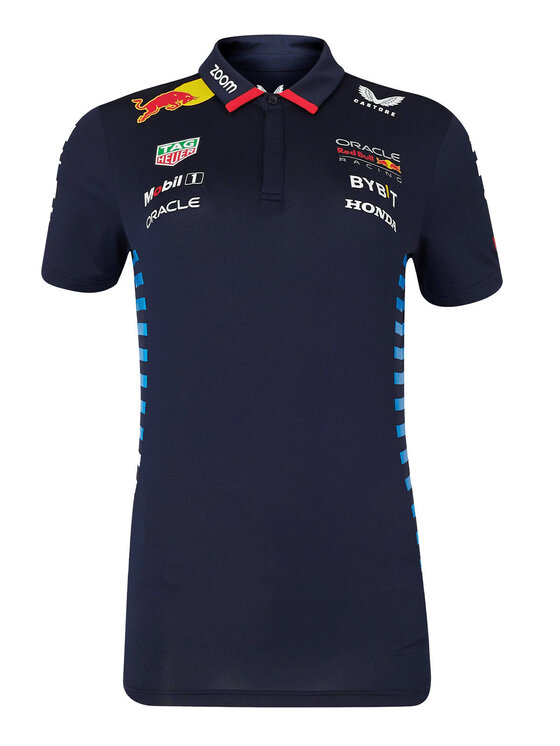 Red Bull Racing Red Bull Racing Polo Red Bull Racing F1 Team 2024 Granatowy Regular Fit