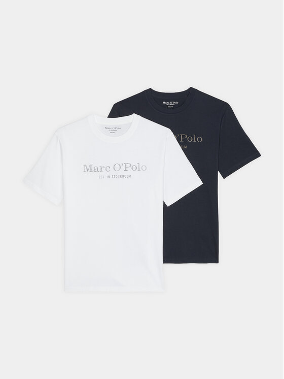 Marc O'Polo Marc O'Polo Komplekt kahest t-särgist 421 2058 09104 Värviline Regular Fit