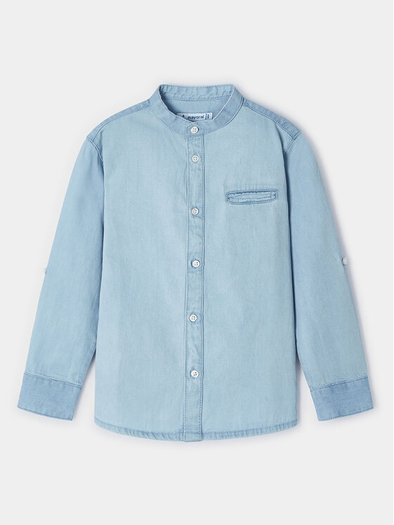 Mayoral Mayoral Сорочка 3125 Голубий Regular Fit