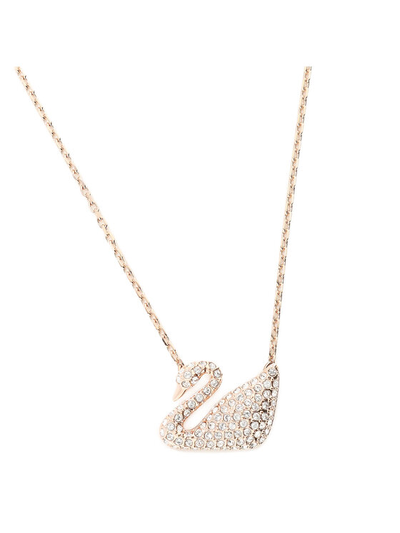 Swarovski Swarovski Колие Swan Necklace 5121597 Златист