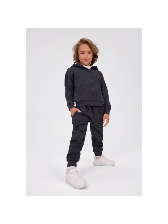 minoti minoti Komplet dresowy 33FLEECE292 Szary ciemny Regular Fit