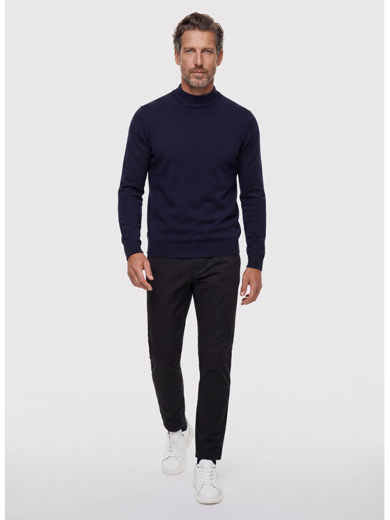 Pako Lorente Pako Lorente Sweter P26WB-2X-004 Granatowy Classic Fit