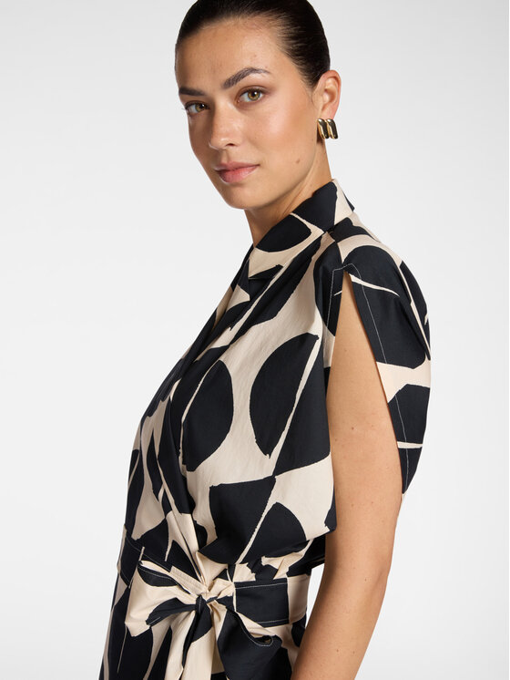Elena Mirò Elena Mirò Sukienka koktajlowa 7063Z300123N001 Czarny A-Line Fit