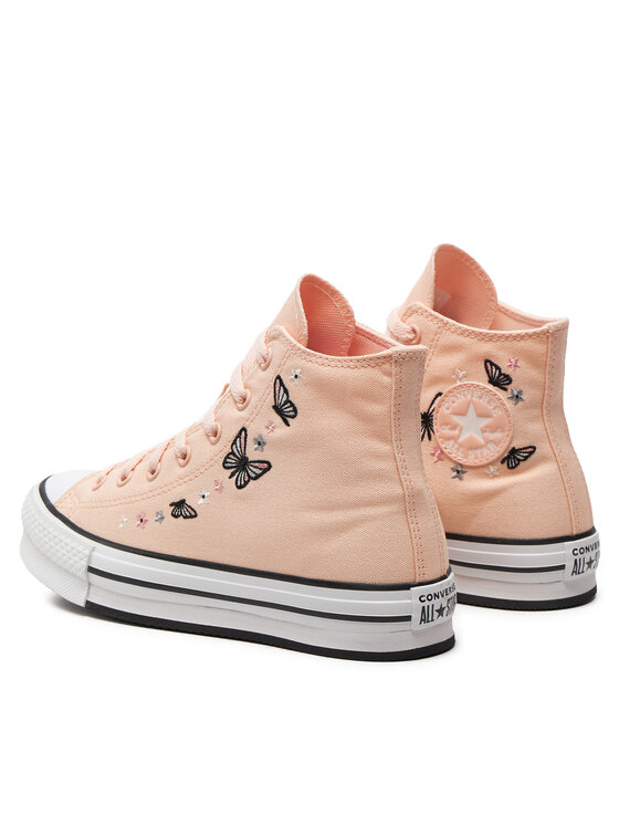 Converse Converse Tenisice Chuck Taylor All Star Eva Lift Butterflies A07355C Ružičasta