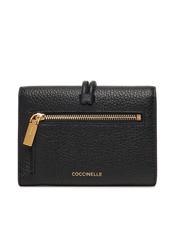 Coccinelle Coccinelle Голям дамски портфейл Coccinellelisbet Soft E2 T1I 11 D6 01 Черен
