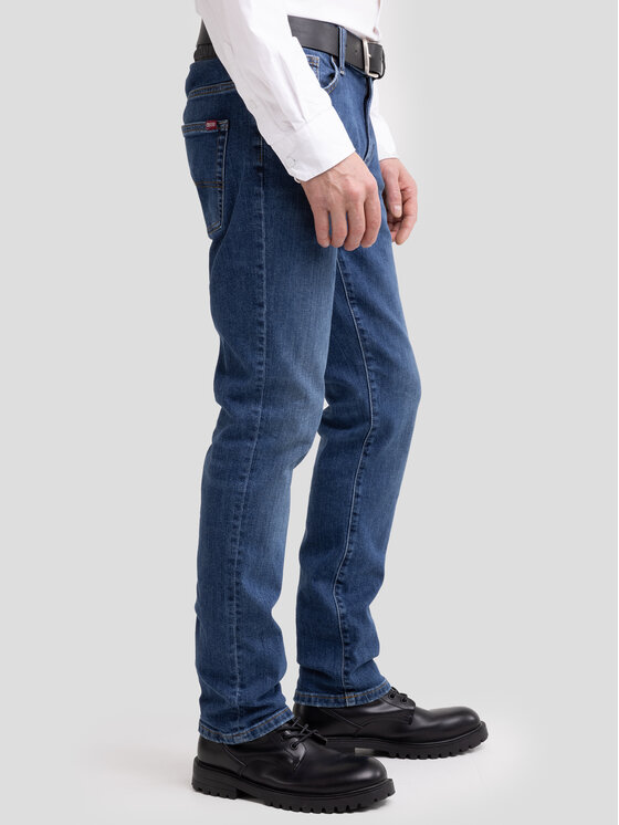 BIG STAR BIG STAR Jeansy MARTIN Granatowy Slim Fit