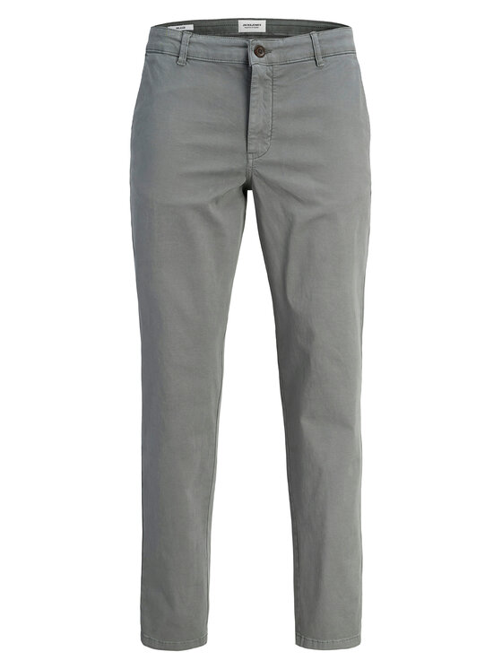 Jack & Jones Jack & Jones Chinos kelnes Lie Vance 12292970 Pilka Regular Fit