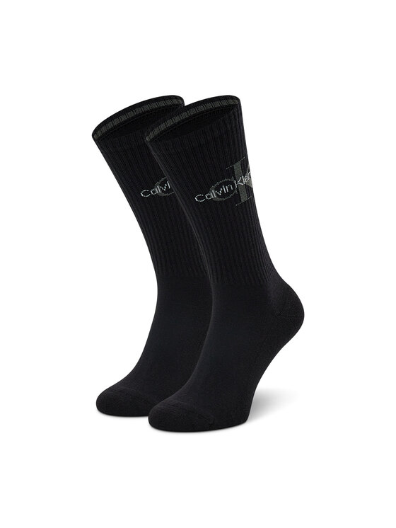 Calvin Klein Moške visoke nogavice 701218732 Črna