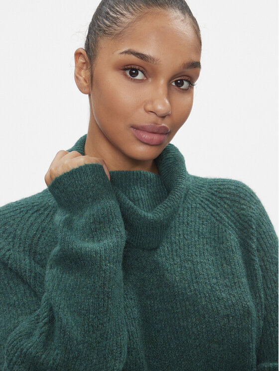 ONLY ONLY Плетена рокля 15306945 Зелен Relaxed Fit