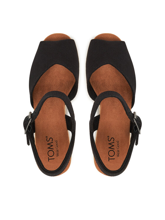 Toms Toms Espadrillid Isla Peep Toe 10021982 Must