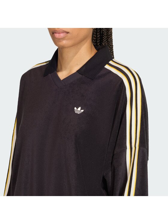 adidas adidas Світшот Terry Towel KD1402 Чорний Oversize