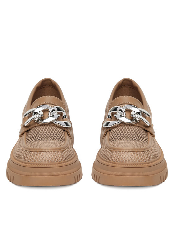 DeeZee DeeZee Loafersy 60062D-2 Brązowy