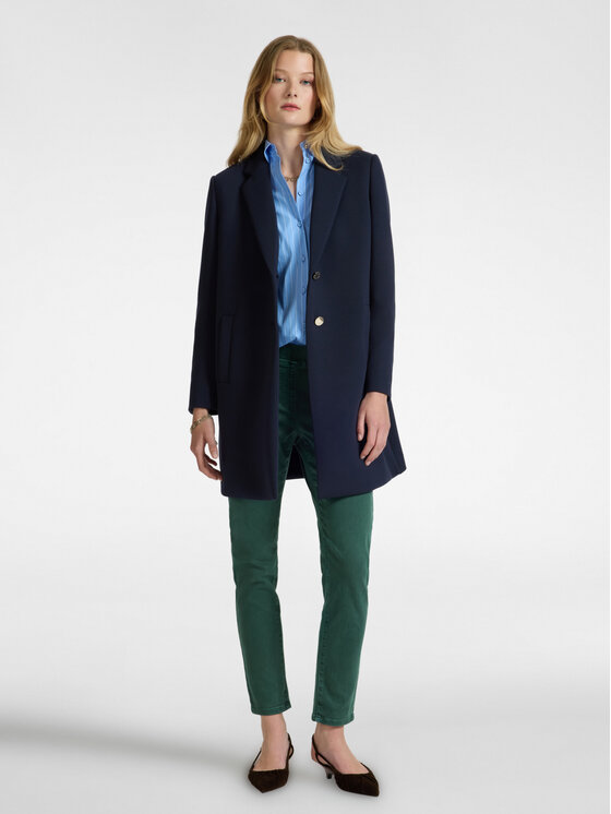 Elena Mirò Elena Mirò Cappotto 8141P000051N034 Blu Regular Fit