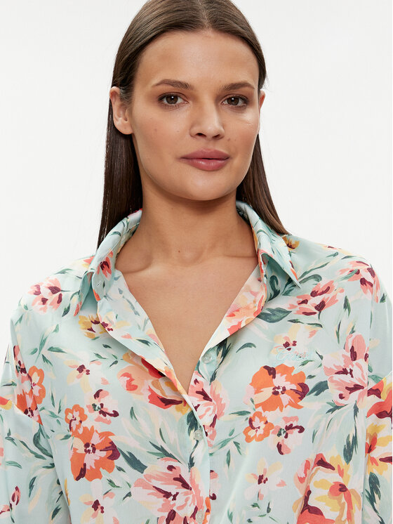 Guess Guess Πουκάμισο W3GH93 WD8G2 Έγχρωμο Regular Fit