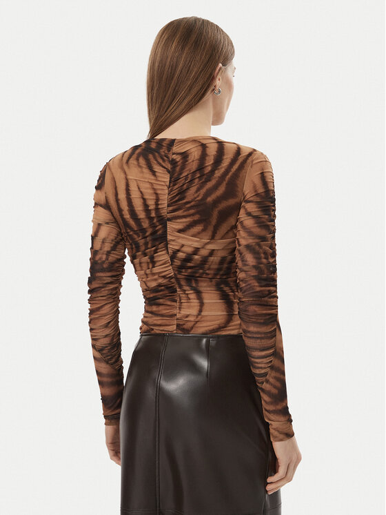 Bardot Bardot Body Brea 60705TB Brązowy Slim Fit