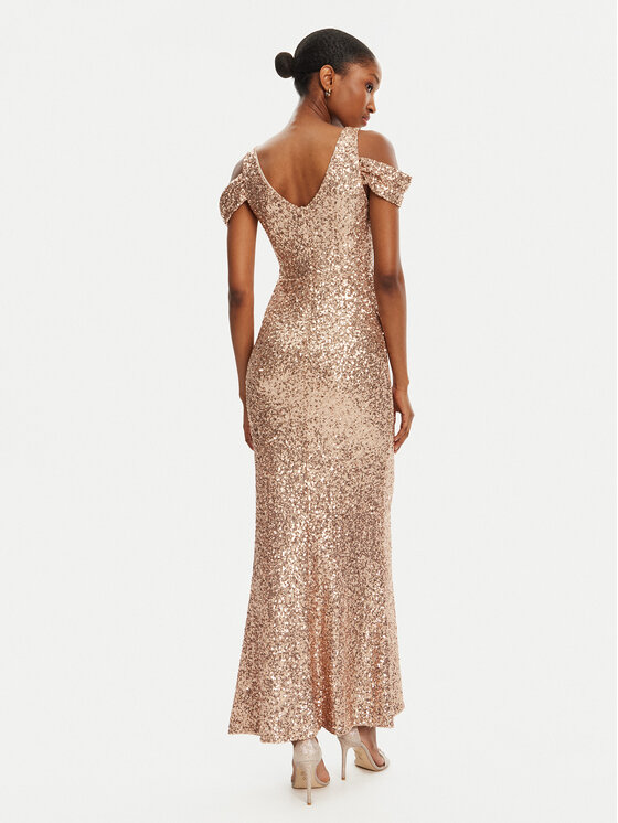Rinascimento Rinascimento Rochie de seară CFC0122589003 Auriu Regular Fit