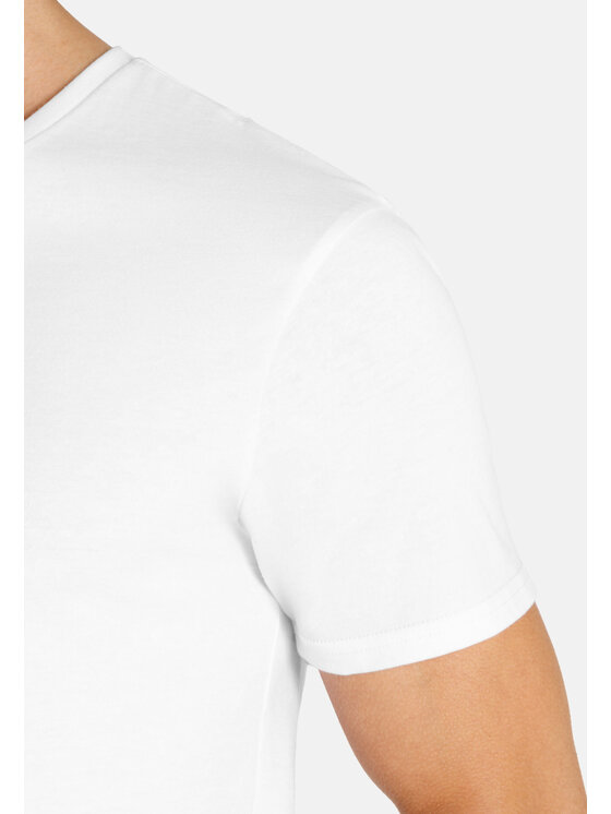 Camano Camano T-Shirt 25086 Biały Slim Fit