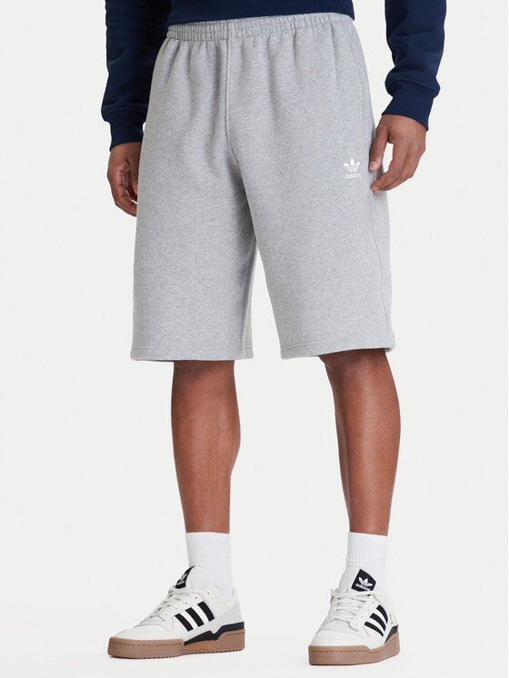 adidas adidas Sporta šorti Trefoil Essentials JV6053 Pelēks Loose Fit