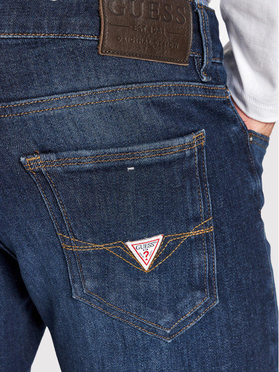 Guess Guess Traperice Miami M2YAN1 D4Q41 Tamnoplava Skinny Fit