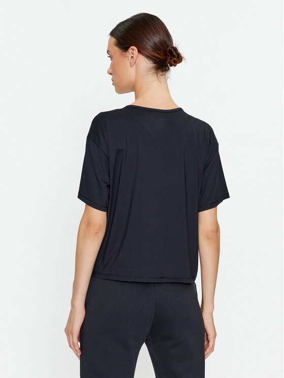 Under Armour Under Armour Majica Motion Ss 1379178 Črna Loose Fit