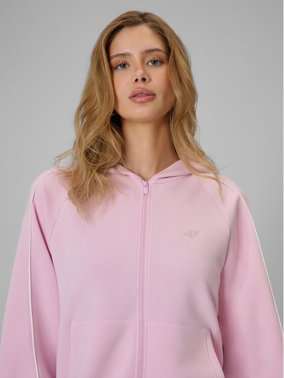 4F 4F Bluza 4FRSS26TSWSF2990-56S Różowy Relaxed Fit