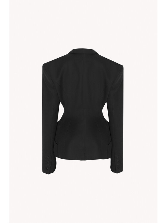 Epuzer Epuzer Giacca da abito Phoenix peplum Nero Standard Fit
