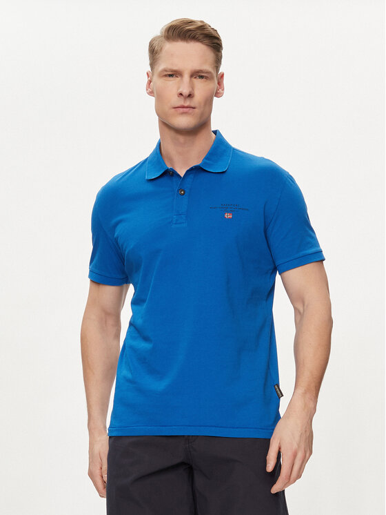 Napapijri Napapijri Polokošeľa Elbas NP0A4GB4 Modrá Regular Fit