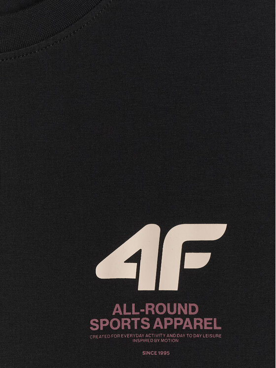 4F 4F T-shirt COMMERCIAL 12 Nero Regular Fit