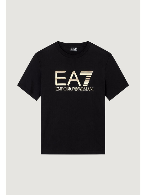 EA7 Emporio Armani EA7 Emporio Armani Тишърт 7M001412 AF22264 MC004 Черен Regular Fit