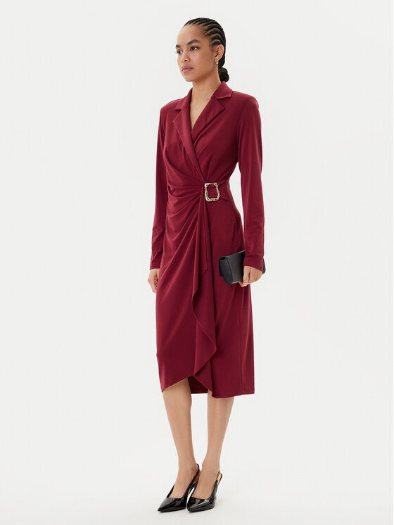 Joseph Ribkoff Joseph Ribkoff Coctailkleid 253145 Dunkelrot Slim Fit