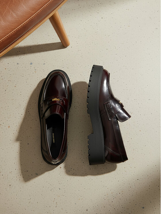GINO ROSSI Gino Rossi Loaferice C-CARRIE1 Tamnocrvena