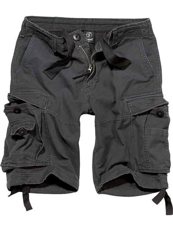 Brandit Brandit Szorty materiałowe 2002.2 Czarny Regular Fit