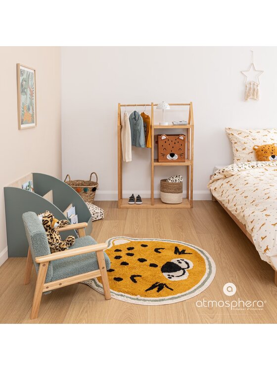 MIAhome MIAhome Komplet pościeli dziecięcej LEOPARDO 140x200 cm Biały