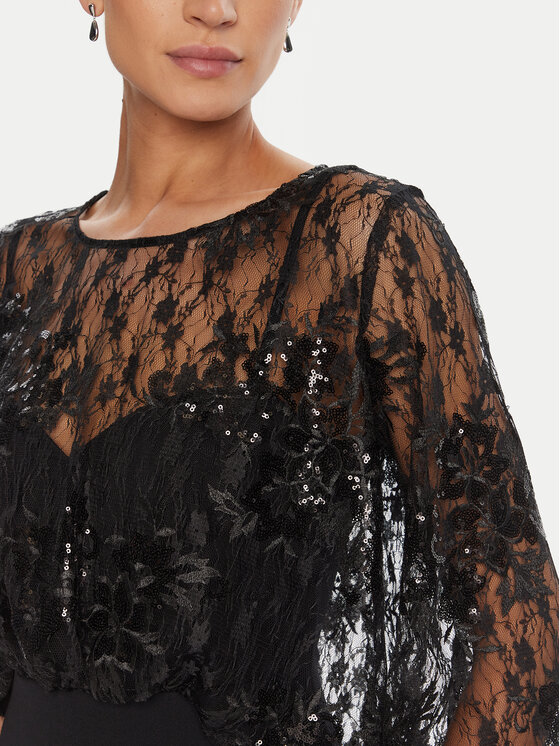 Rinascimento Rinascimento Coctailkleid CFC0125098003 Schwarz Regular Fit