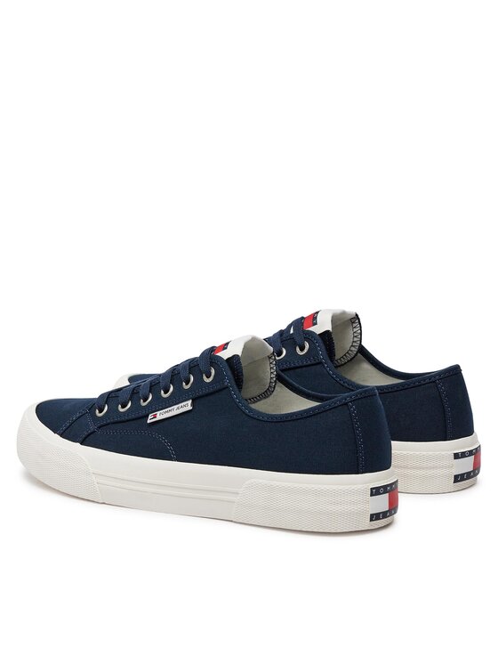 Tommy Jeans Tommy Jeans Teniszcipő Tjm Lace Up Canvas Color EM0EM01365 Sötétkék
