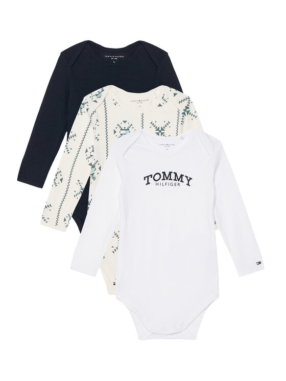 Tommy Hilfiger Set de body-uri pentru copii Monotype KN0KN02198 Colorat