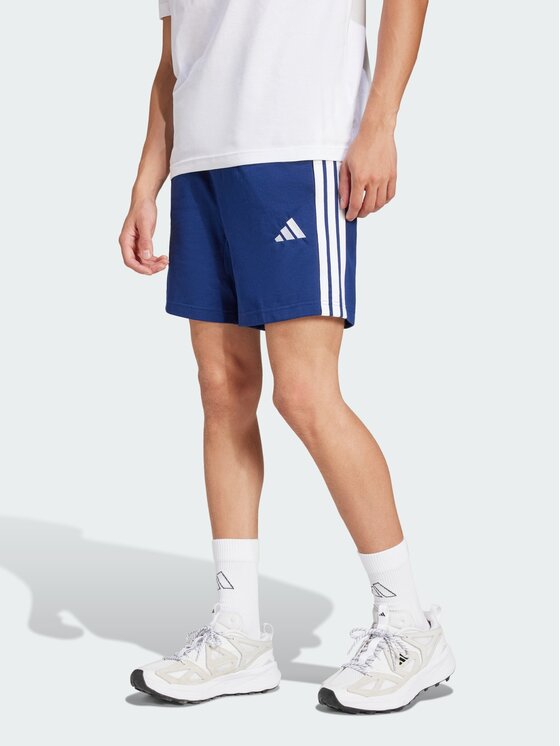adidas adidas Szorty sportowe Essentials 3-Stripes JF3679 Granatowy Regular Fit
