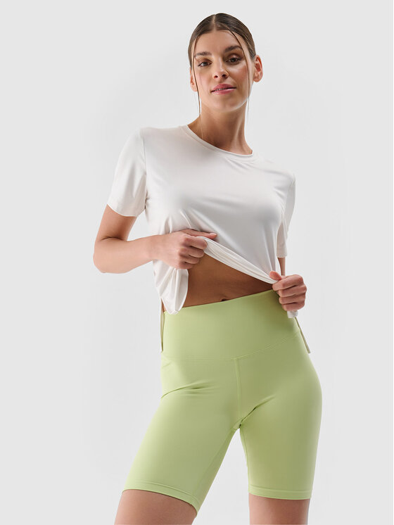 4F 4F Kolarki BASIC+ Zielony jasny Slim Fit