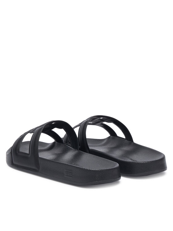 Tommy Hilfiger Tommy Hilfiger Чехли Monogram Pool Slide FW0FW09424 Черен