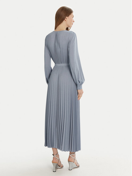 Marella Marella Sukienka dzianinowa Cascia 2513621091 Niebieski Regular Fit
