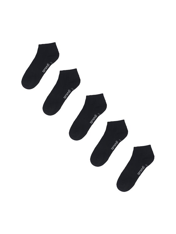 Sprandi Sprandi Súprava 5 párov dámskych členkových ponožiek 0WB-003-AW23 (5-pack) Čierna