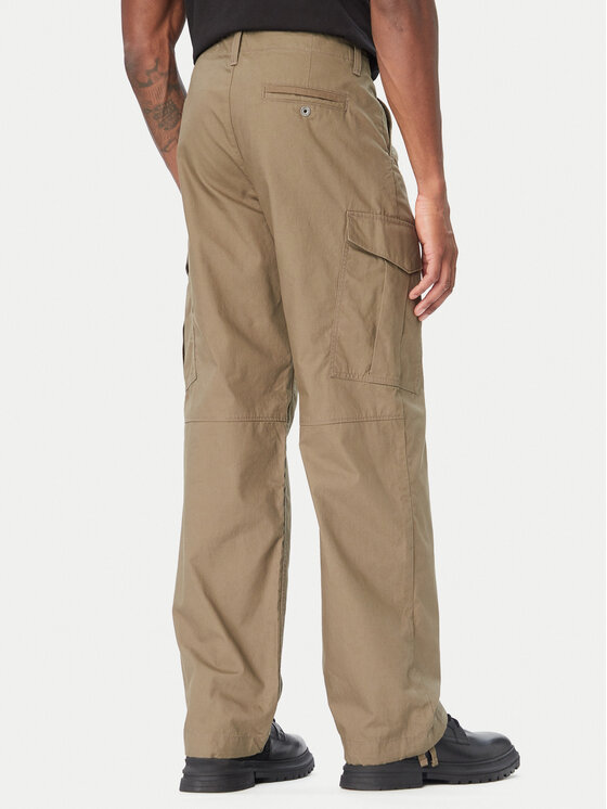 G-STAR G-STAR Spodnie materiałowe Holt D29512-D387 Khaki Regular Fit
